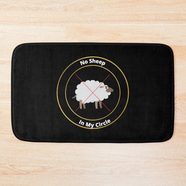Item preview, No Sheep In My Circle  designed and sold by Hairball-Pets.