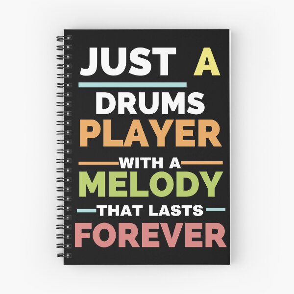 Item preview, Just a drums player with a melody that lasts forever designed and sold by greenbluearts.