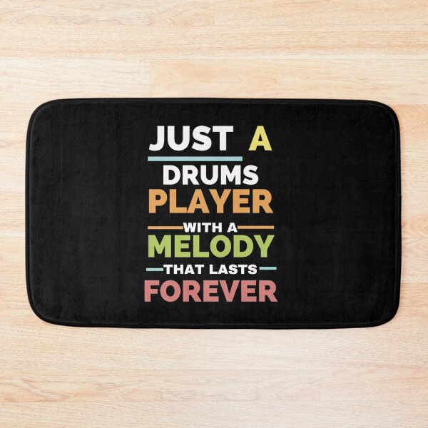 Item preview, Just a drums player with a melody that lasts forever designed and sold by greenbluearts.