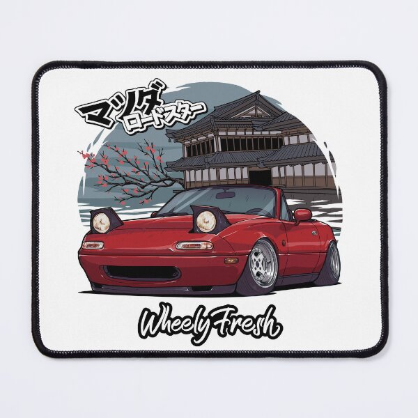 Item preview, Red Mazda MX5 Japanese Style Design - WheelyFresh designed and sold by Wheelyfresh.