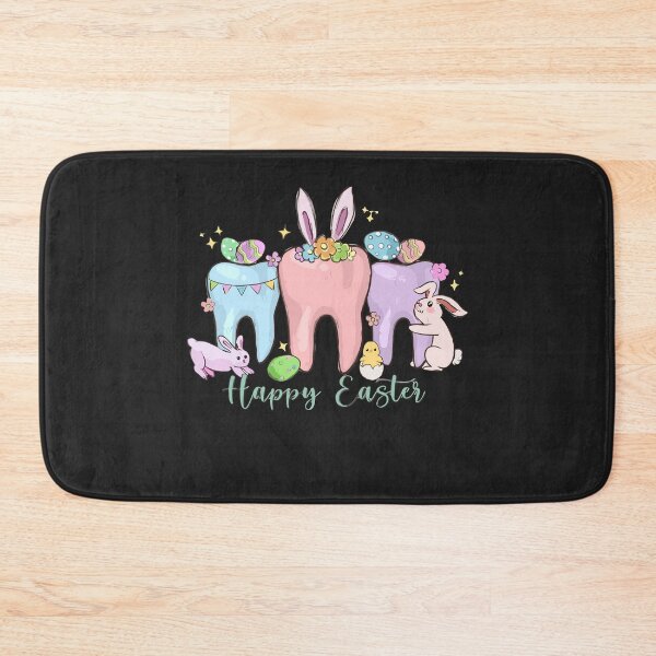 Item preview, Happy Easter Teeth Tooth Rabbit Ears Dental Dentist Eggs designed and sold by Pitchou07.