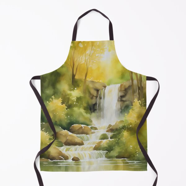 Item preview, Golden Waterfall Elegance designed and sold by colorvisionart.