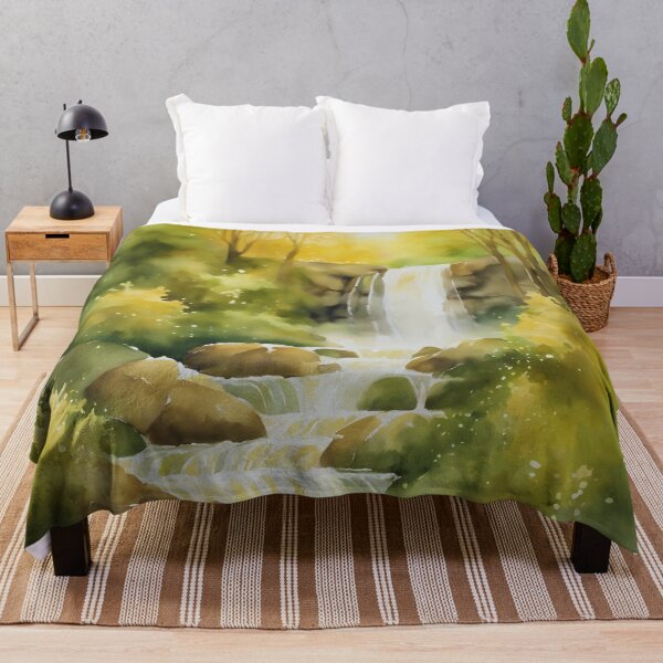 Item preview, Golden Waterfall Elegance designed and sold by colorvisionart.