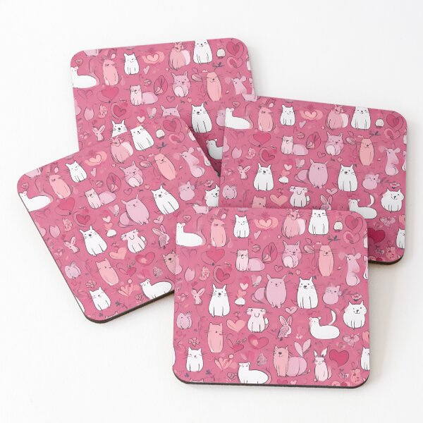 Item preview, pink animal pattern  designed and sold by RiawsShop.