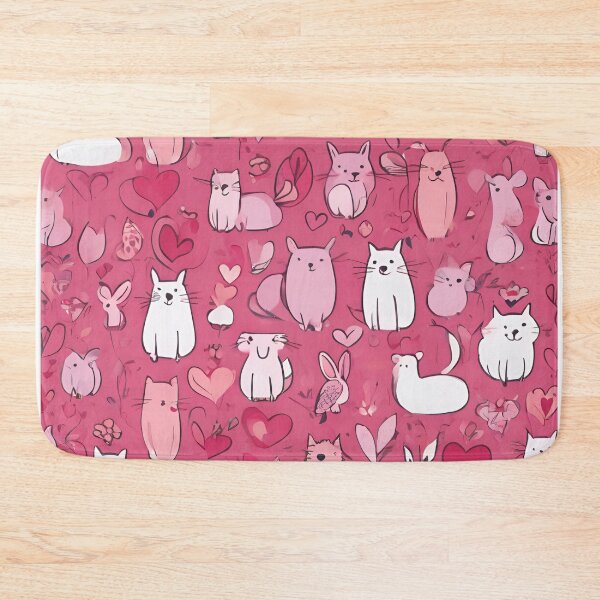 Item preview, pink animal pattern  designed and sold by RiawsShop.