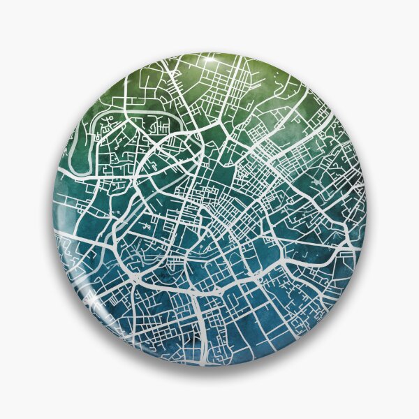 Item preview, Manchester England City Map designed and sold by ArtPrints.