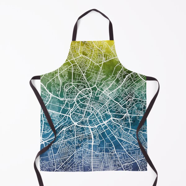 Item preview, Manchester England City Map designed and sold by ArtPrints.