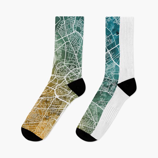 Item preview, Manchester England City Map designed and sold by ArtPrints.