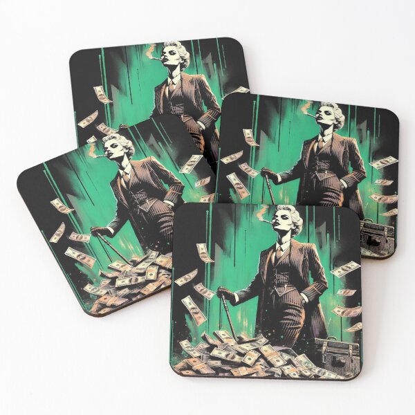 Item preview, Mafia Boss Woman Big Money [Noir, Crime] designed and sold by RESToRAPTOR.