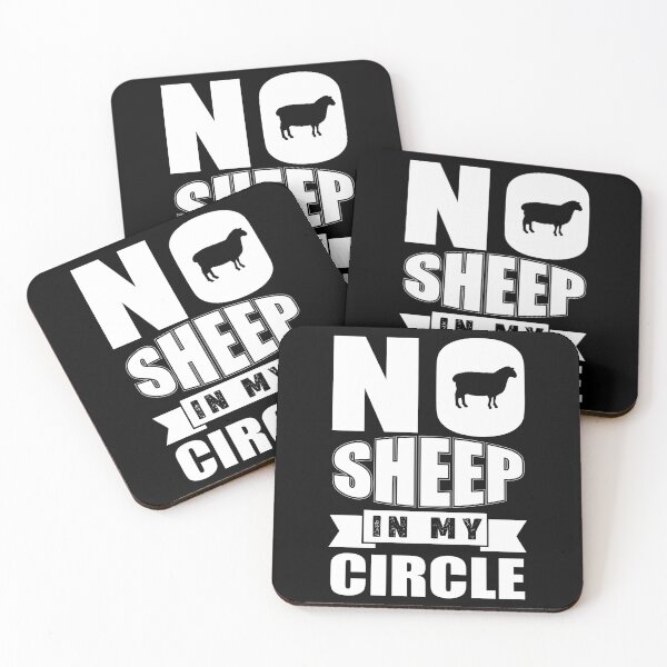 Item preview, No Sheep In My Circle  designed and sold by Hairball-Pets.