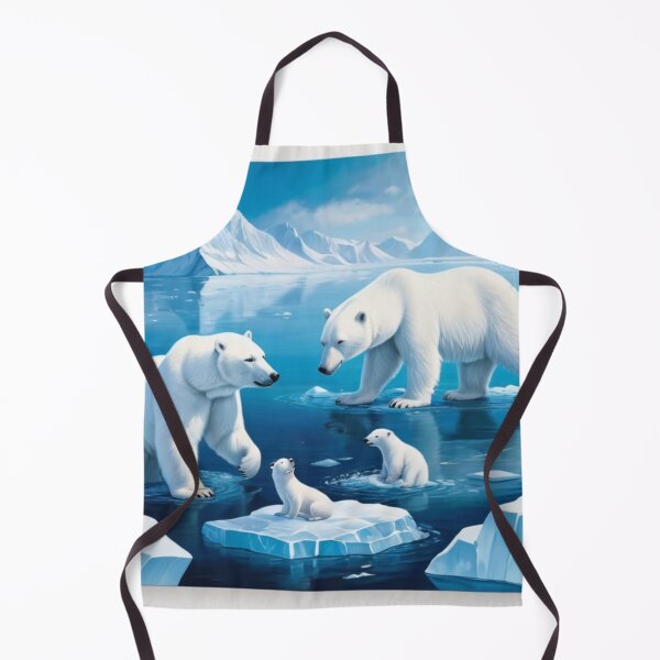 Item preview, Majestic Polar Bears in a White Wonderland designed and sold by BaisaStudio.