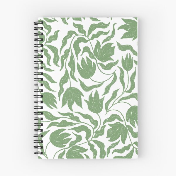 Item preview, Abstract Tulip Pattern in Sage green designed and sold by lauragraves.