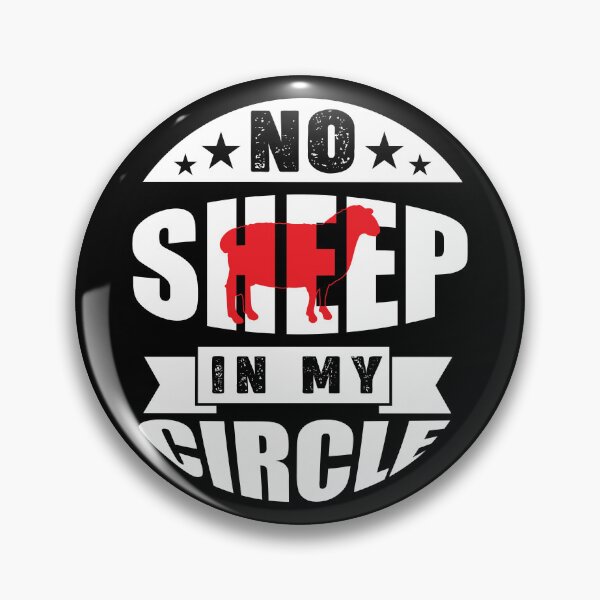 Item preview, No Sheep In My Circle  designed and sold by Hairball-Pets.