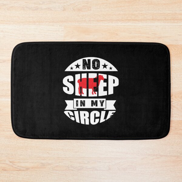 Item preview, No Sheep In My Circle  designed and sold by Hairball-Pets.