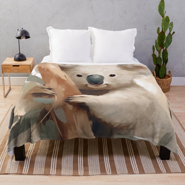 Item preview, Koala on the eucalyptus tree designed and sold by WarmHeartedArt.