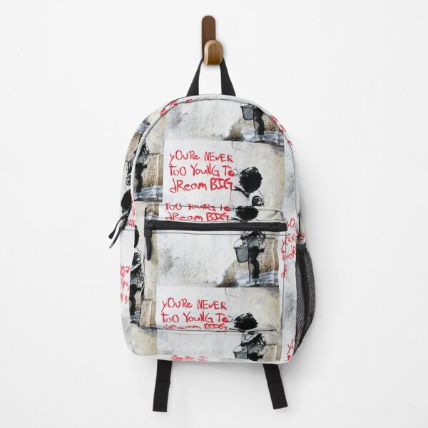 Item preview, Youre Never Too Young To Dream Big - Banksy Mural Street Art designed and sold by WE-ARE-BANKSY.