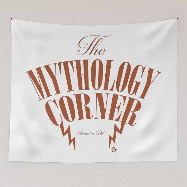 Item preview, Mythology Corner Script Red designed and sold by MakisNovative.