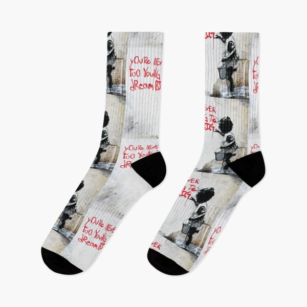 Item preview, Youre Never Too Young To Dream Big - Banksy Mural Street Art designed and sold by WE-ARE-BANKSY.