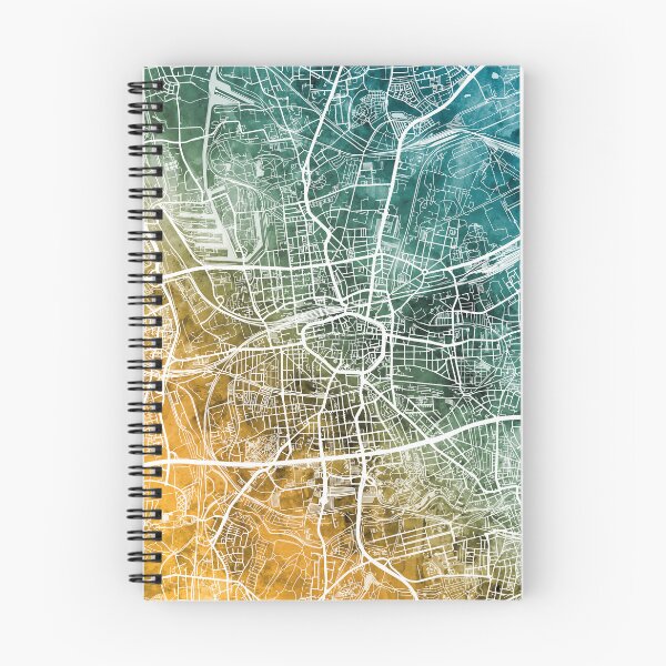 Item preview, Dortmund Germany City Map designed and sold by ArtPrints.