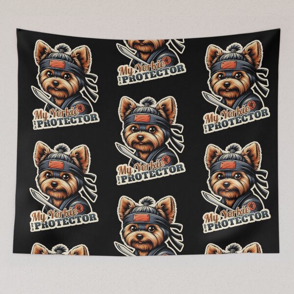 Item preview, Yorkshire Terrier Ninja designed and sold by ThisDress.