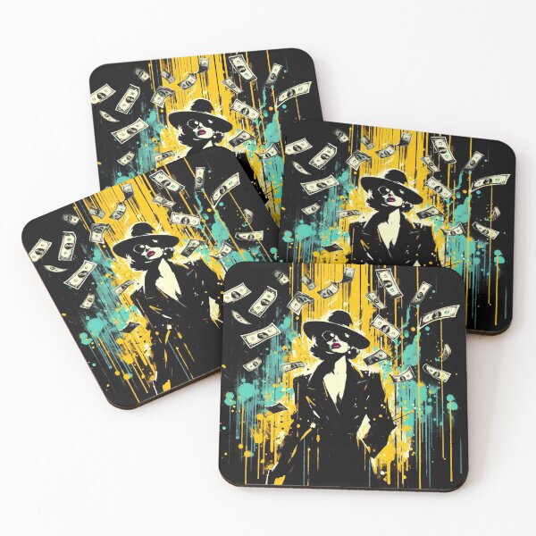 Item preview, Femme Fatale with Money [Noir, Crime] designed and sold by RESToRAPTOR.