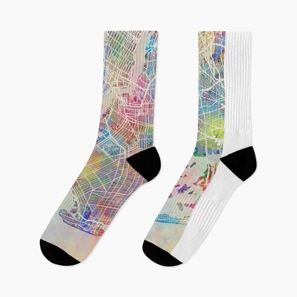 Item preview, Brooklyn New York City Street Map designed and sold by ArtPrints.