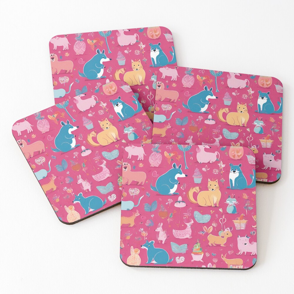 Item preview, Coasters (Set of 4) designed and sold by RiawsShop.