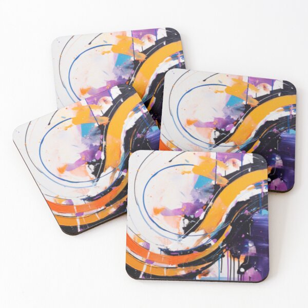 Item preview, Vibrant Modern Art Bold Abstract Eccentric geometric Design  designed and sold by NortonArt.