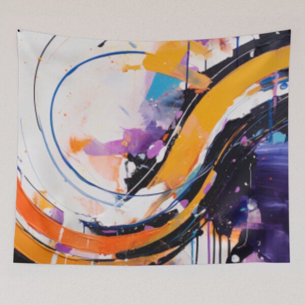 Item preview, Vibrant Modern Art Bold Abstract Eccentric geometric Design  designed and sold by NortonArt.