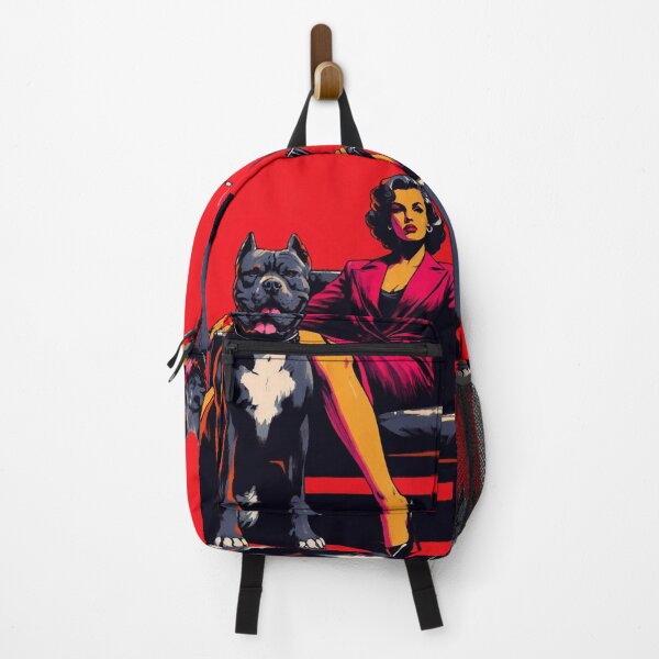 Item preview, Mafia Woman with Pit Bull [Noir, Crime] designed and sold by RESToRAPTOR.