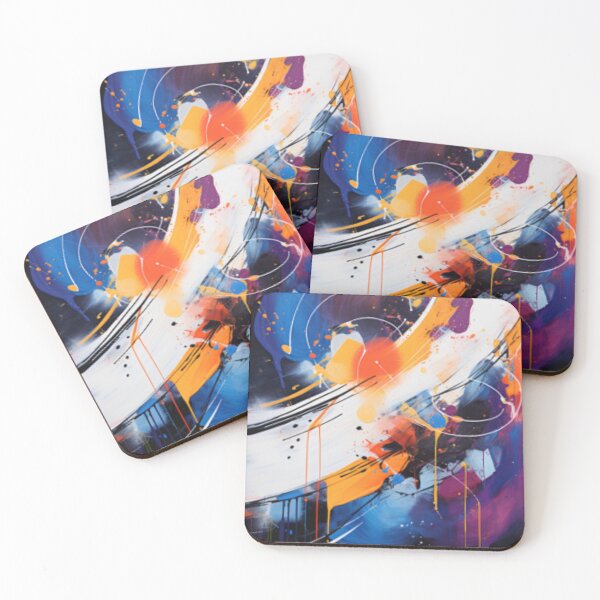 Item preview, Vibrant Modern Art Bold Abstract Eccentric geometric Design  designed and sold by NortonArt.