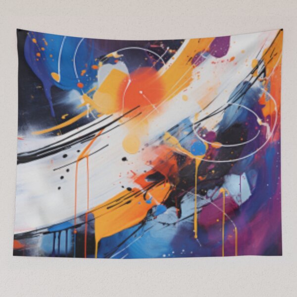 Item preview, Vibrant Modern Art Bold Abstract Eccentric geometric Design  designed and sold by NortonArt.