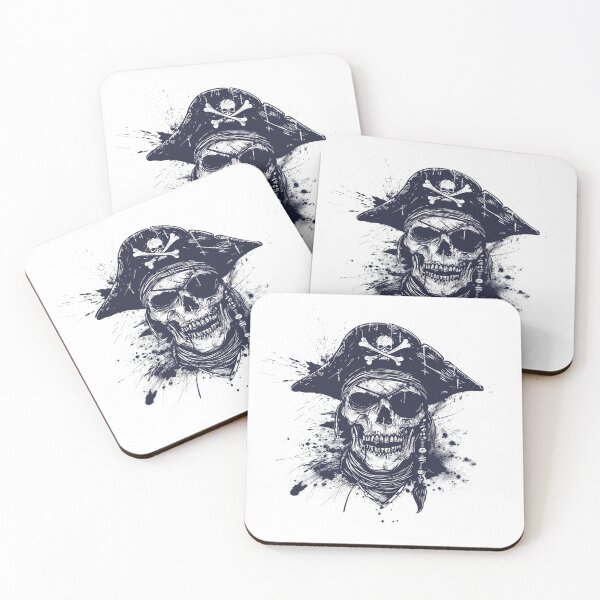 Item preview, Pirate Skull Artwork designed and sold by KatanaCreative.