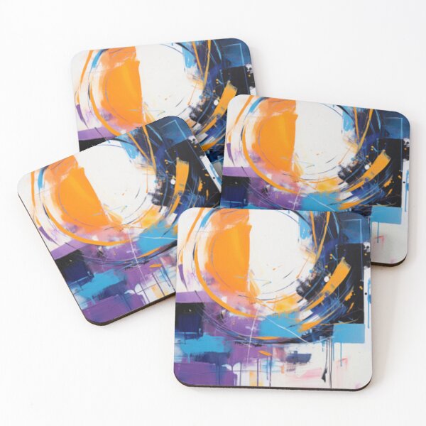 Item preview, Vibrant Modern Art Bold Abstract Eccentric geometric Design  designed and sold by NortonArt.