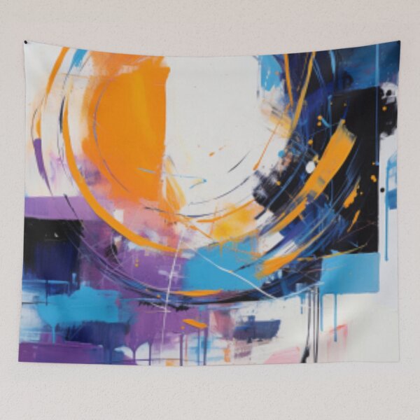 Item preview, Vibrant Modern Art Bold Abstract Eccentric geometric Design  designed and sold by NortonArt.