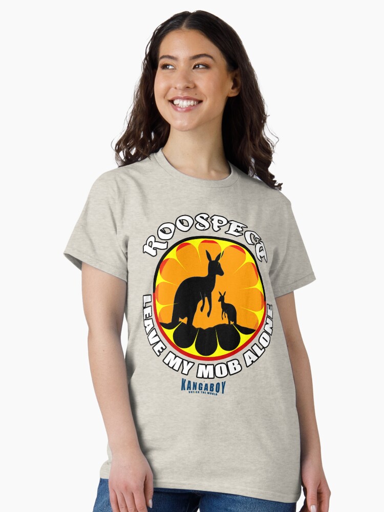 Thumbnail 2 of 7, Classic T-Shirt, Roospect - Leave My Mob Alone designed and sold by Kangaboy.
