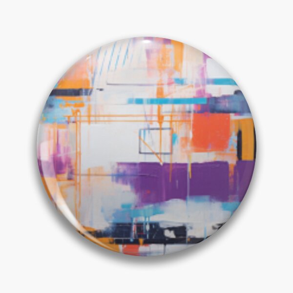 Item preview, Vibrant Modern Art Bold Abstract Eccentric geometric Design  designed and sold by NortonArt.