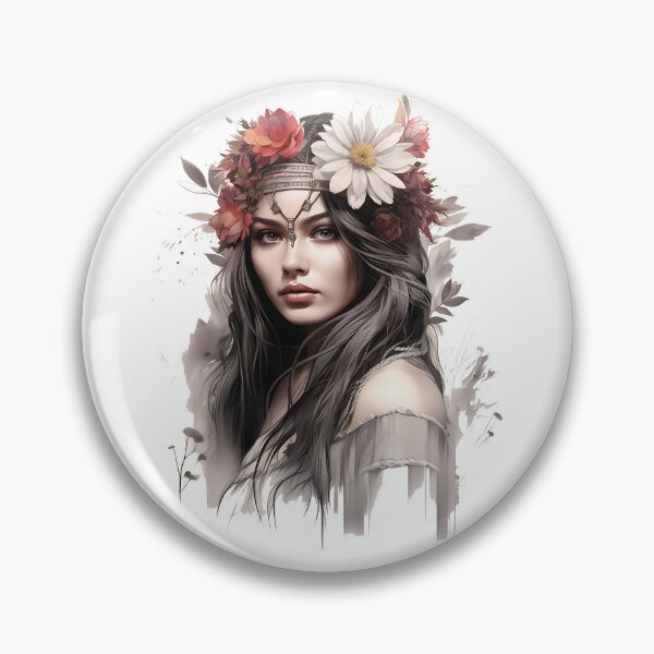 Item preview, Beautiful woman brown hair designed and sold by MarvinLiba.
