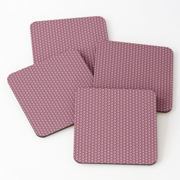 Item preview, Sundial Shell Polka Dot in Claret designed and sold by LisaLeQuelenec.