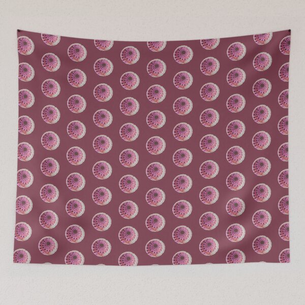 Item preview, Sundial Shell Polka Dot in Claret designed and sold by LisaLeQuelenec.