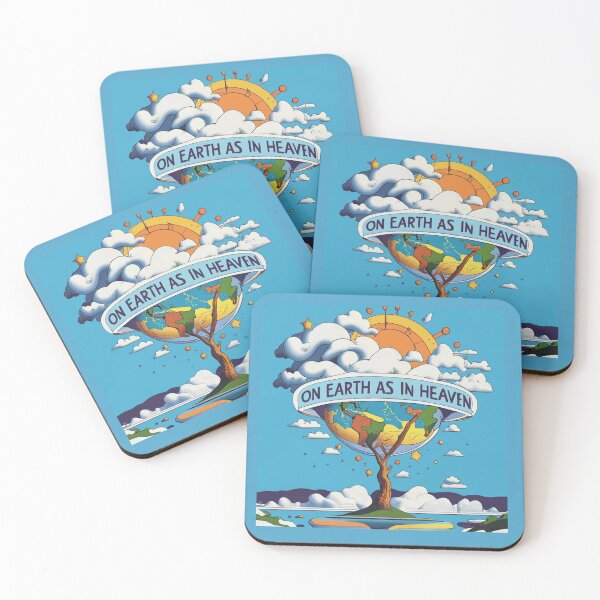 Item preview, Earth, Tree, Clouds -Mod 60's Style - On Earth as in Heaven designed and sold by Loving Nature Gifts.