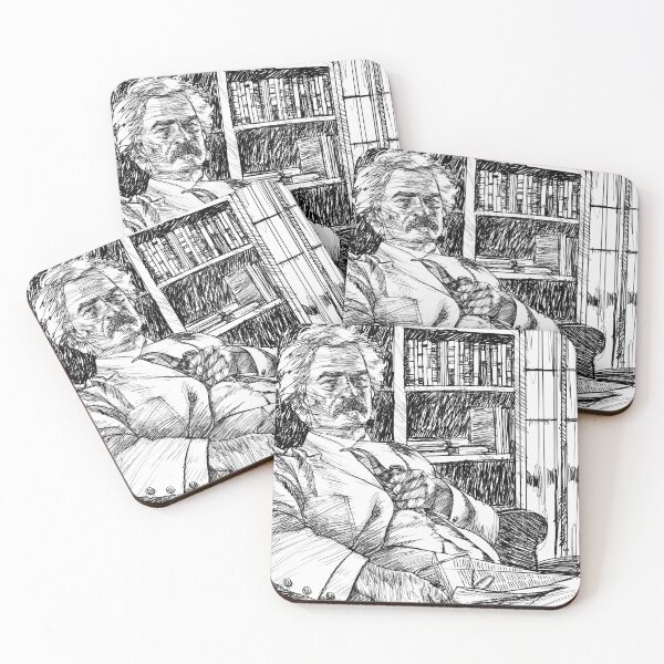 Item preview, MARK TWAIN - ink portrait .3 designed and sold by lautir.