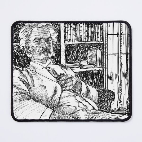 Item preview, MARK TWAIN - ink portrait .3 designed and sold by lautir.