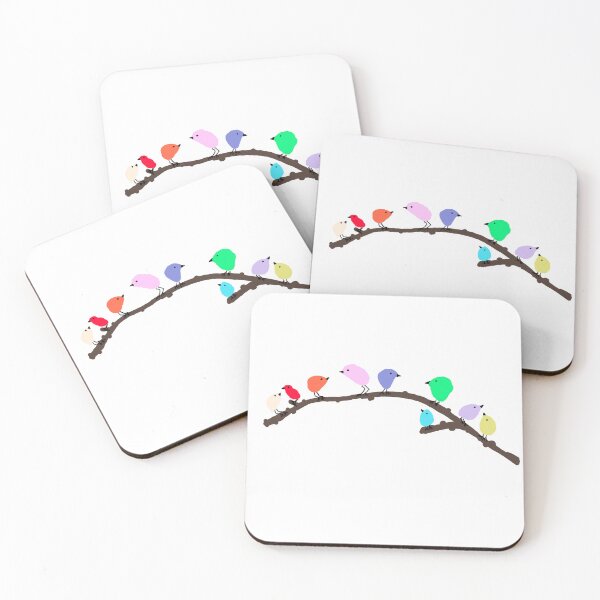 Item preview, Little birds chatting on a branch designed and sold by artworkpro2024.