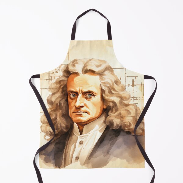 Item preview, Isaac Newton old painting designed and sold by WarmHeartedArt.