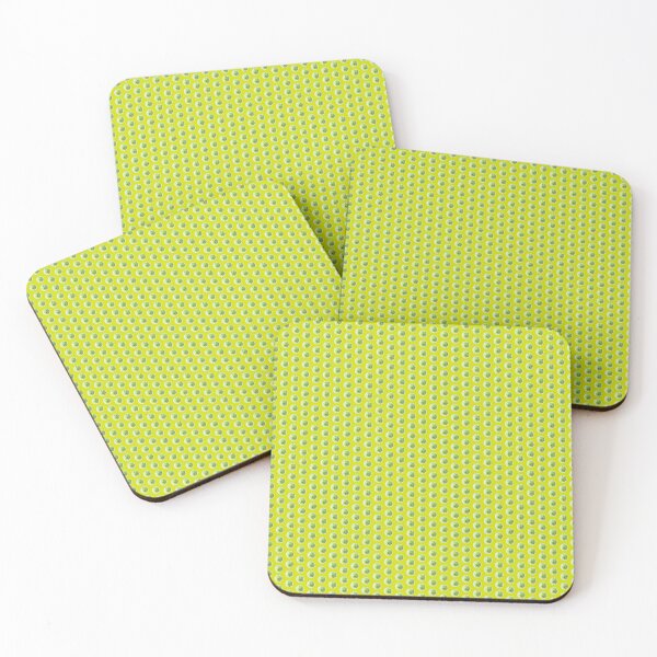 Item preview, Sundial Shell Polka Dot in Chartreuse designed and sold by LisaLeQuelenec.