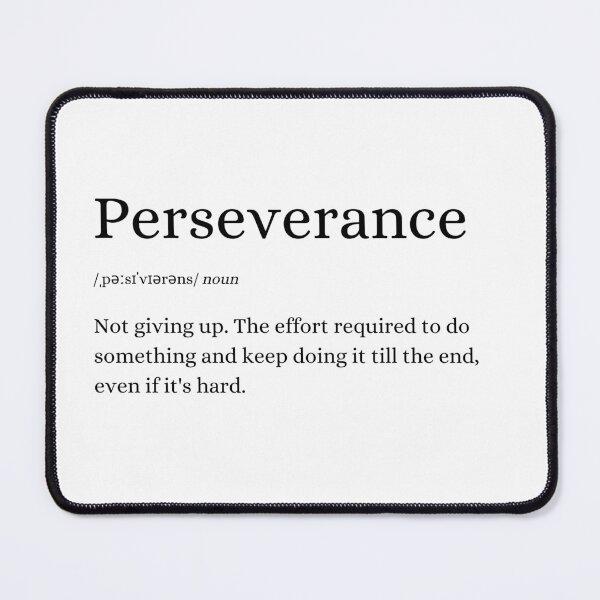 Item preview, Perseverance Word Definition designed and sold by tealborealis.