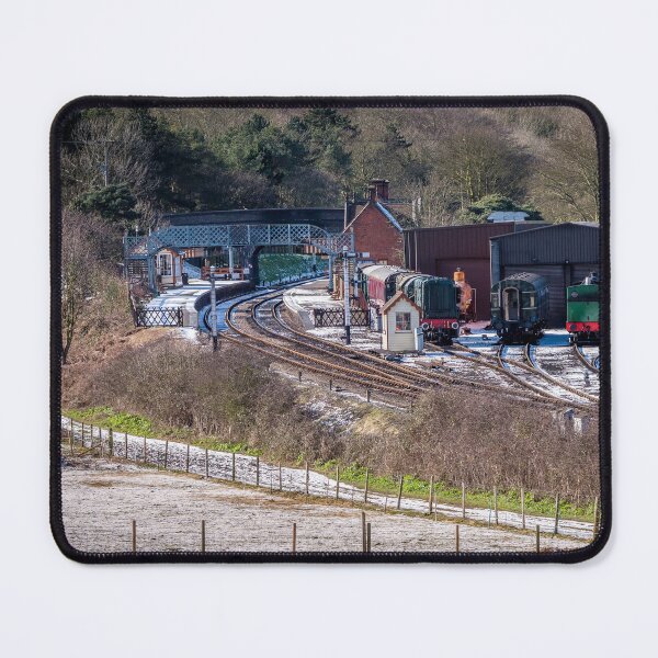 Artikelvorschau, Bahnhof Weybourne mitten im Winter entworfen und verkauft von Jim Key.