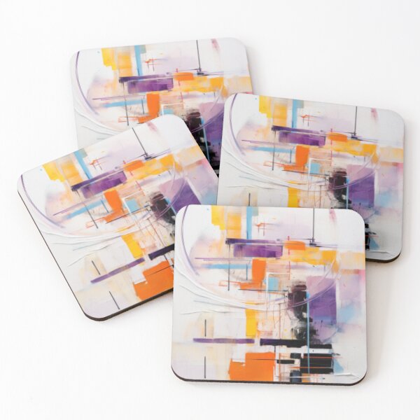 Item preview, Vibrant Modern Art Bold Abstract Eccentric geometric Design  designed and sold by NortonArt.
