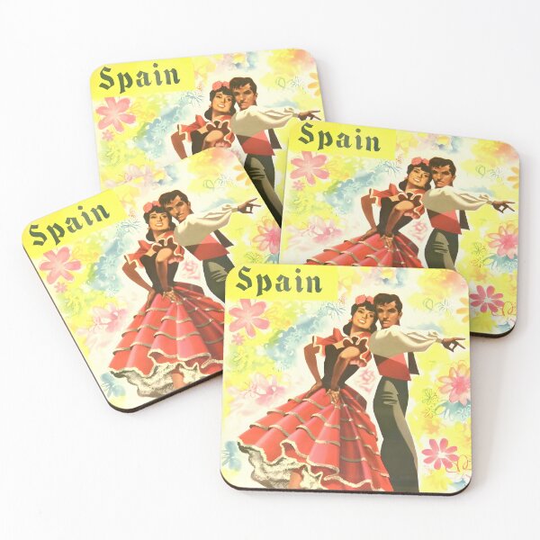 Item preview, Spain vintage travel poster designed and sold by Artzba2.